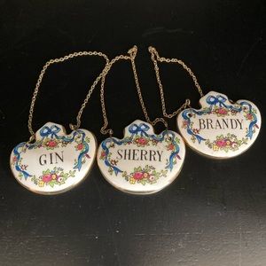 Bone China Decanter Tags